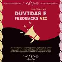 Capa do Episódio: Dúvidas e Feedbacks VII (Não monogamia e questões jurídicas, exploração do primal play, switcher versus sub, irmãos de coleira, bissexualidade e monossexualidade no BDSM e muito mais)